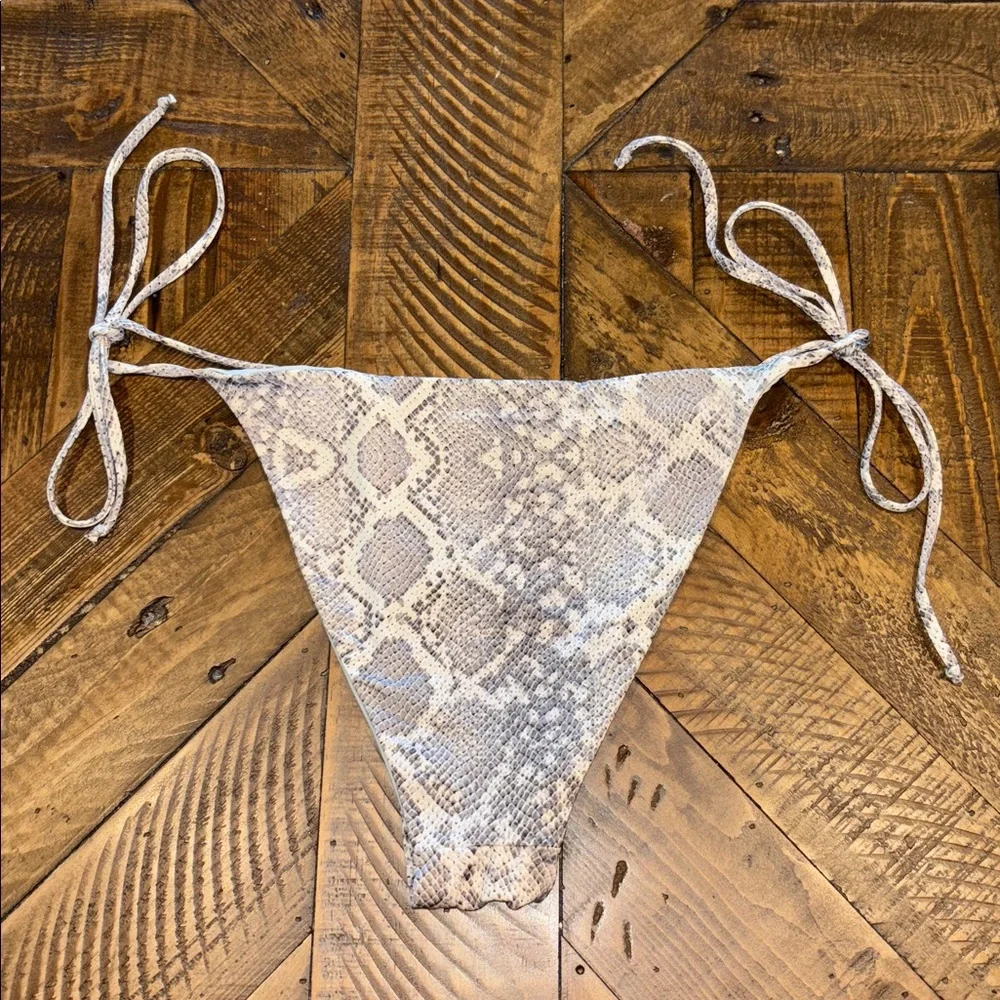 Frankies Bikinis Snake Skin Bikini